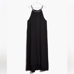High-Neck Cover-Up Maxi Dress